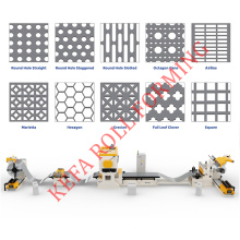 Edelstahl- oder Aluminium -Rundlochsiebs -Korn Sieb Perforated Mesh Screenplatten -Stanzlinie